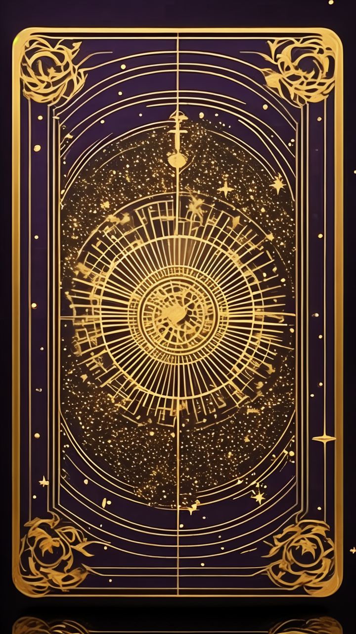 Tarot card back